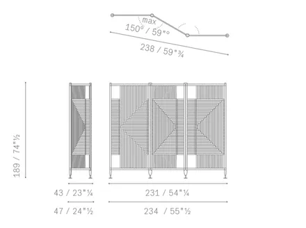 Poltronafrau Plot Room Divider