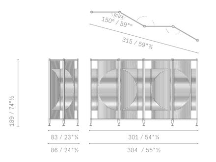 Poltronafrau Plot Room Divider