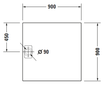 Duravit Stonetto Shower Tray