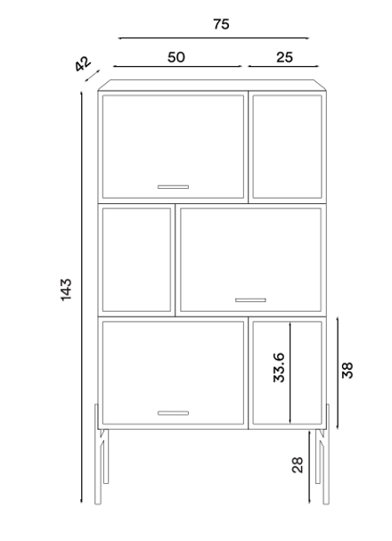 Northern Hifive Tall Cabinet
