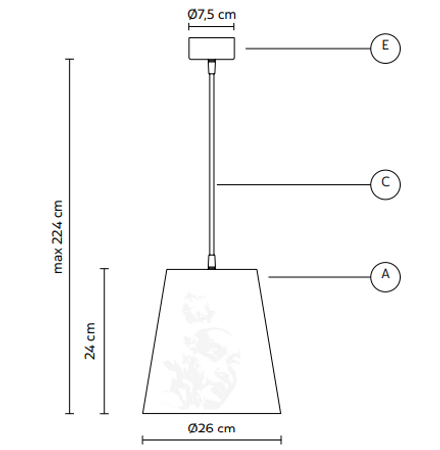 Karman italia  Cupido: SE194 CD INT Pendant Lamp