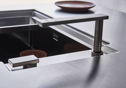 Foster OP satin Mixer Tap