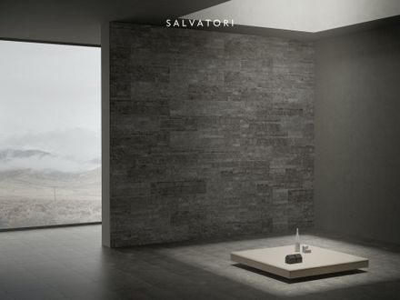 Salvatori Official Gris du marais® honed floors and walls
