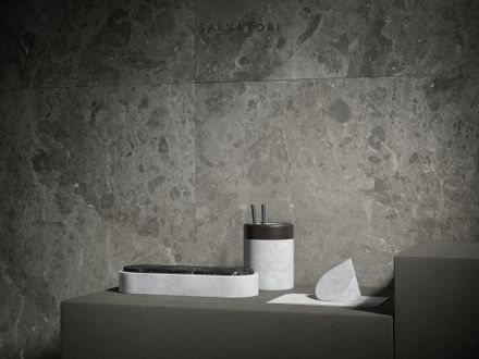 Salvatori Official Gris du marais® honed floors and walls