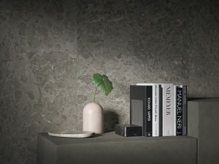 Salvatori Official Gris du marais® honed floors and walls
