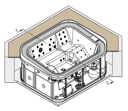 Novellini Moon Mini Pool