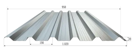 Alubel Alubel 40 Roofing Sheet