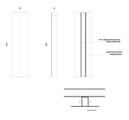 Mg12design Superslim Mirror Warmers Radiators