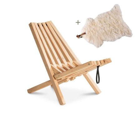 Weltevree Fieldchair + Sheepscoat White