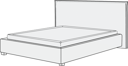 Nakts Mebeles Karlina Continental Bed