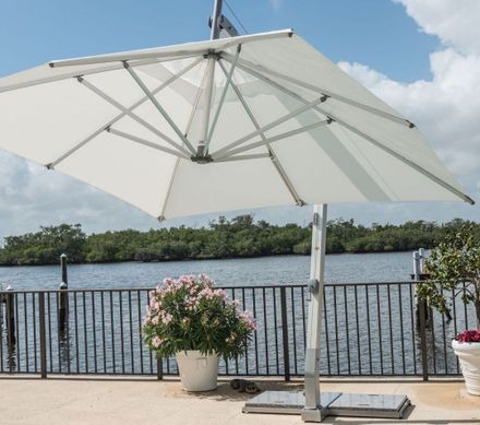 Bambrella Hurricane Side Wind Garden Umbrella