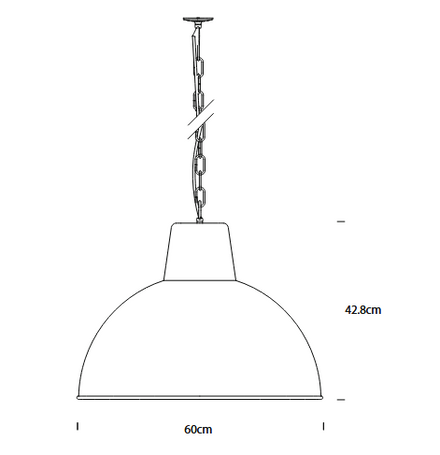 Innermost Broadway Metal Dome Pendant Lamp