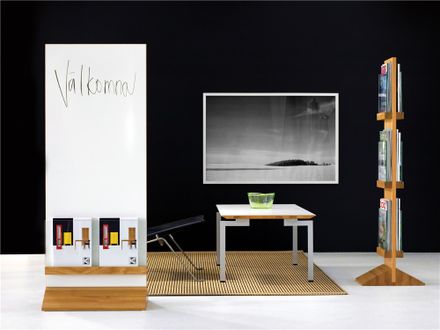 Karl Andersson Front | Free standing Magazine Shelf