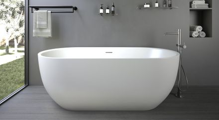 Ideavit Acrylic Collection White Matt Bathtubs