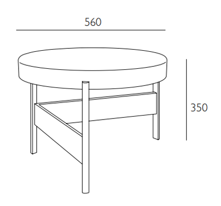 Pulpo Alwa Two Side Table & Coffee Table