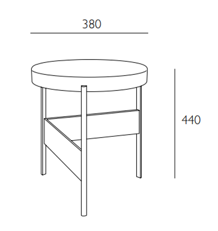 Pulpo Alwa Two Side Table & Coffee Table