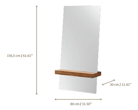 Peruse guillotine Mirror