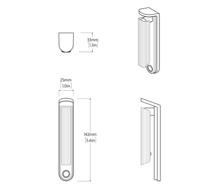 Chelsom Groove LED Wall Light