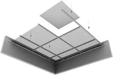 Integra Lay-in Expanded Metal Ceiling System