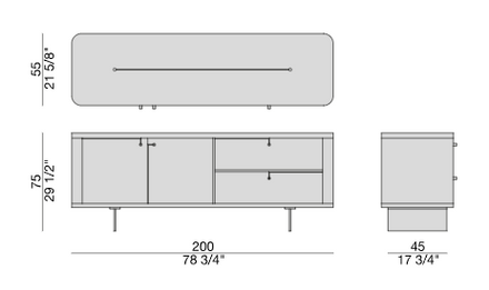 Porada Rondò Sideboard