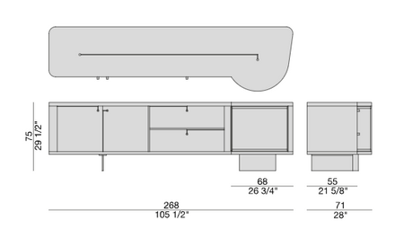 Porada Rondò Sideboard
