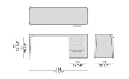Porada Afrodite Writing Desk