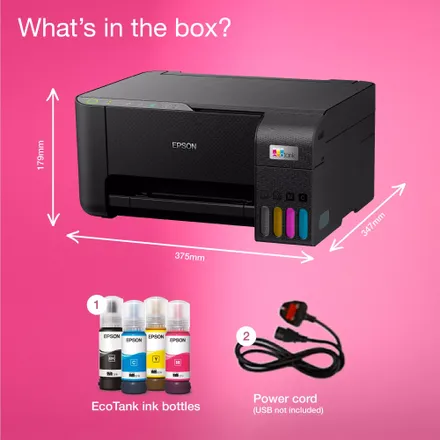 Epson EcoTank ET-2860 A4 Multifunction Wi-Fi Ink Tank Printer