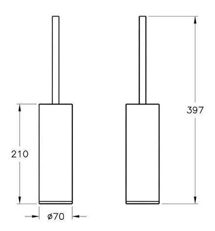 Vitra Origin Toilet Brush Holder