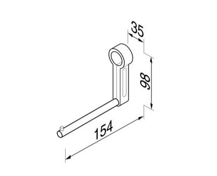 Geesa Toilet roll holder for 915804-02