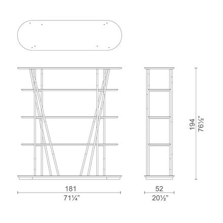 Cappellini Millepiedi Bookshelf