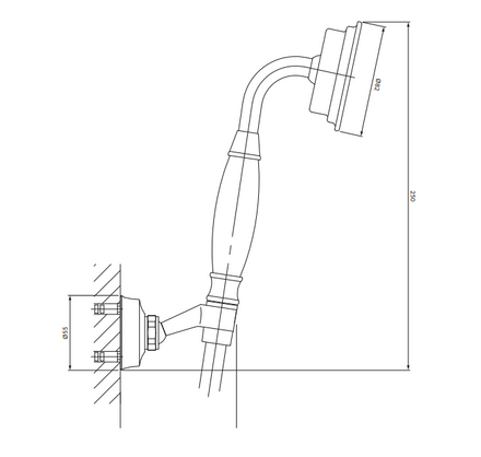 Omnires Armance Hand Shower Set