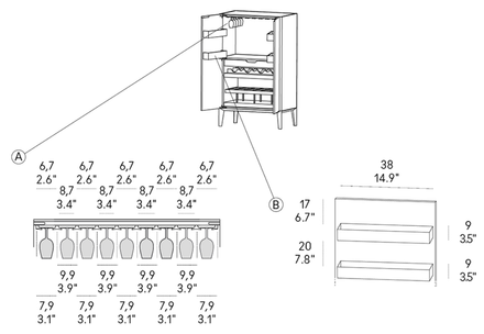 Horm Dam Bar Cabinet