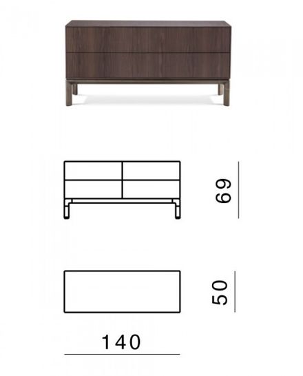 Ghidini1961 Frame Chest Of Drawers