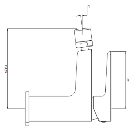 Omnires Parma Bidet Mixer
