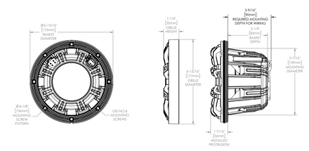 kicker MSS 6.5” 4Ω LED Component System Speakers
