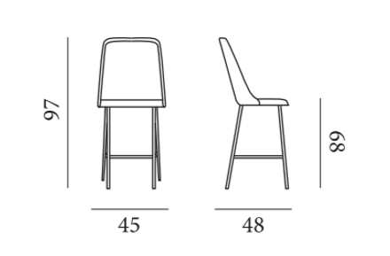 Julia Italia Evelin Stool
