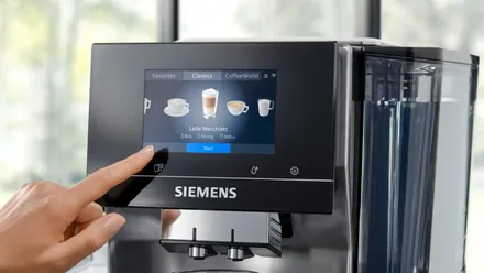 Siemens Bean to cup coffee machine EQ700 integral Stainless steel
