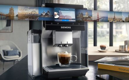Siemens Bean to cup coffee machine EQ700 integral Stainless steel