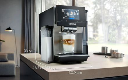 Siemens Bean to cup coffee machine EQ700 integral Stainless steel