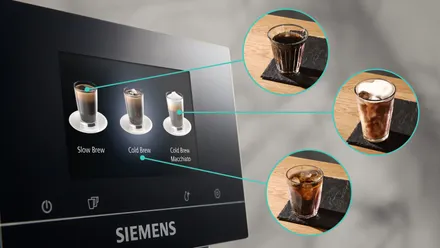 Siemens Bean to cup coffee machine EQ700 integral Stainless steel