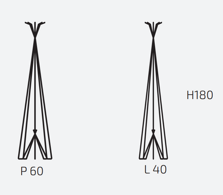 Officine Tamborrino Idea Eco Coat Rack