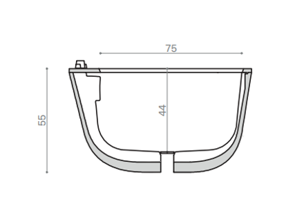 Kreoo Pearl Bathtub