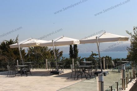 Umbrella House Side Pole Square Umbrella Garden Umbrellas