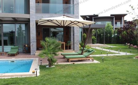 Umbrella House Side Pole Square Umbrella Garden Umbrellas