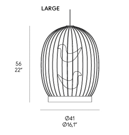 Horm Twee T Suspension Lamp