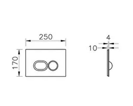 Vitra Liquid Flush Plate