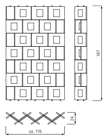 Classicon Brick Screen