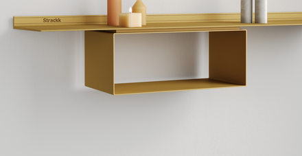 Strackk Cabinet Rectangle - 29.5cm Deep Shelf