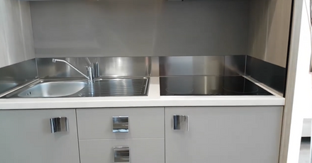 Mobilspazio K-120 Mini Kitchen With Shutter