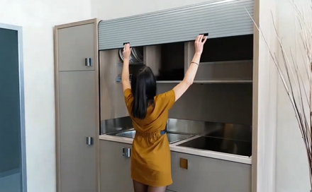 Mobilspazio K-120 Mini Kitchen With Shutter